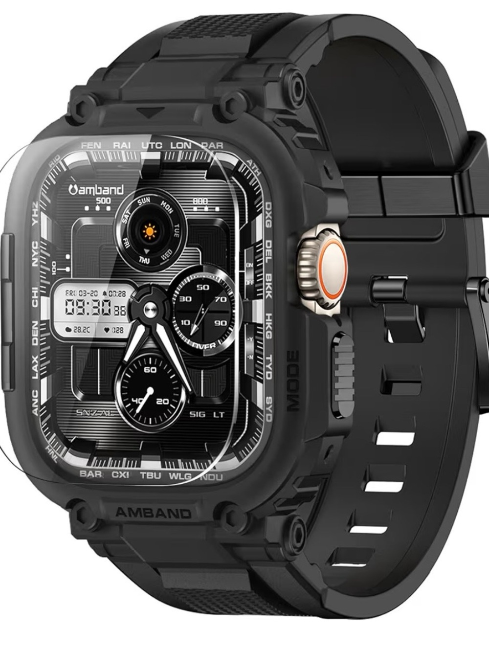 Bands Case Screen Protector Compatible with AppleWatch Ultra 3/2/1 49mm